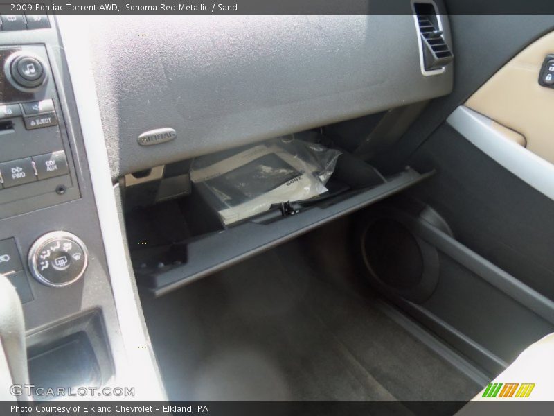 Sonoma Red Metallic / Sand 2009 Pontiac Torrent AWD
