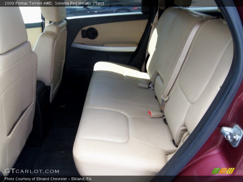 Sonoma Red Metallic / Sand 2009 Pontiac Torrent AWD