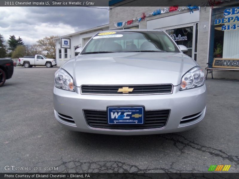Silver Ice Metallic / Gray 2011 Chevrolet Impala LS