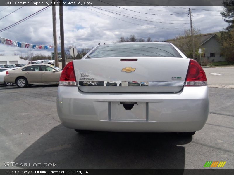 Silver Ice Metallic / Gray 2011 Chevrolet Impala LS