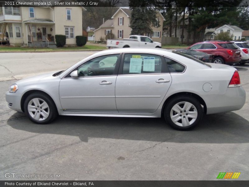 Silver Ice Metallic / Gray 2011 Chevrolet Impala LS
