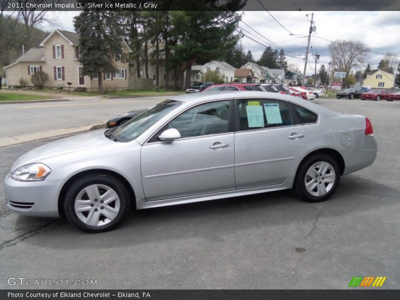 Silver Ice Metallic / Gray 2011 Chevrolet Impala LS