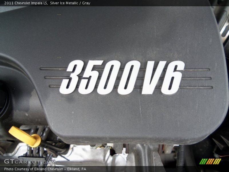 Silver Ice Metallic / Gray 2011 Chevrolet Impala LS