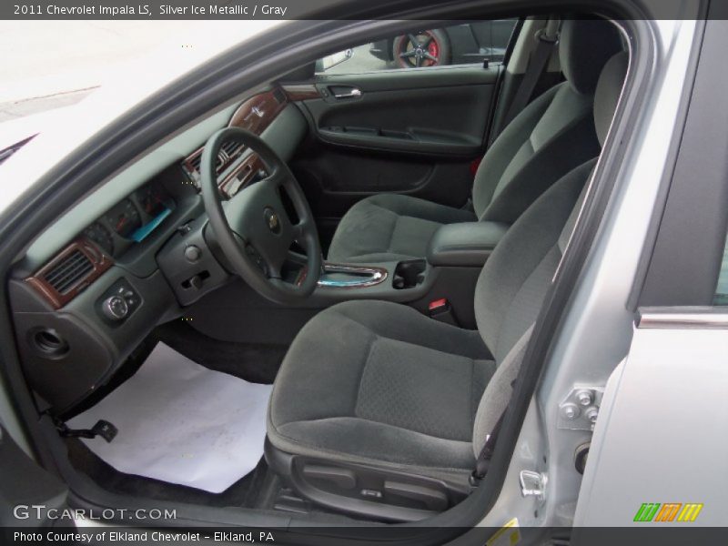 Silver Ice Metallic / Gray 2011 Chevrolet Impala LS