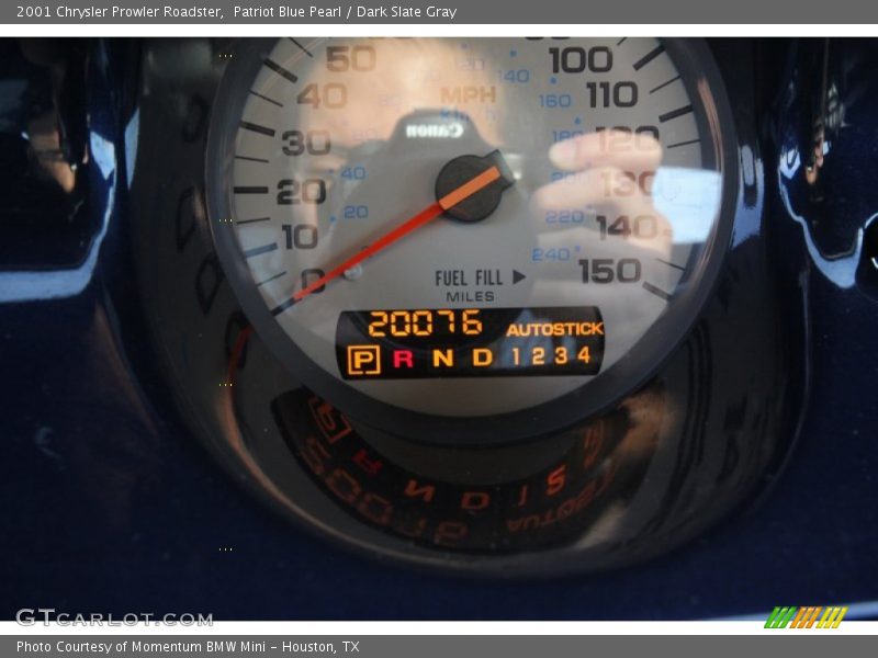 Patriot Blue Pearl / Dark Slate Gray 2001 Chrysler Prowler Roadster