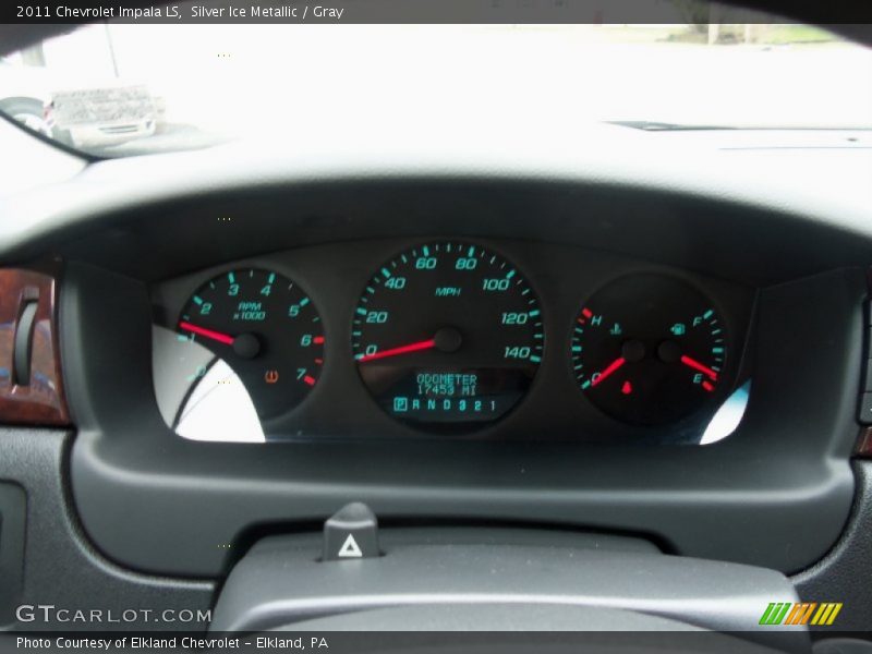 Silver Ice Metallic / Gray 2011 Chevrolet Impala LS
