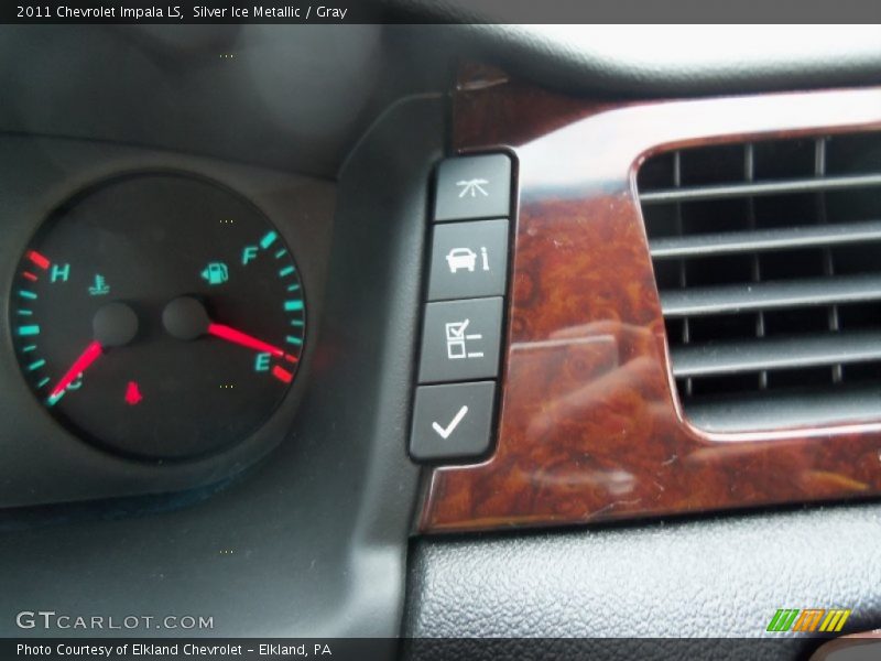 Silver Ice Metallic / Gray 2011 Chevrolet Impala LS