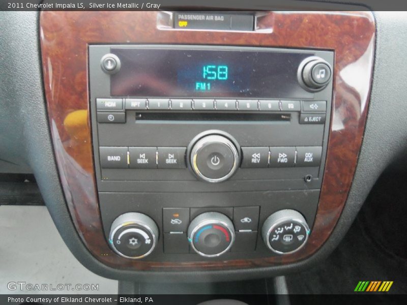 Silver Ice Metallic / Gray 2011 Chevrolet Impala LS