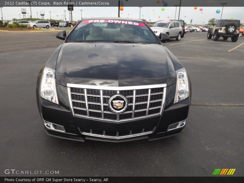 Black Raven / Cashmere/Cocoa 2012 Cadillac CTS Coupe