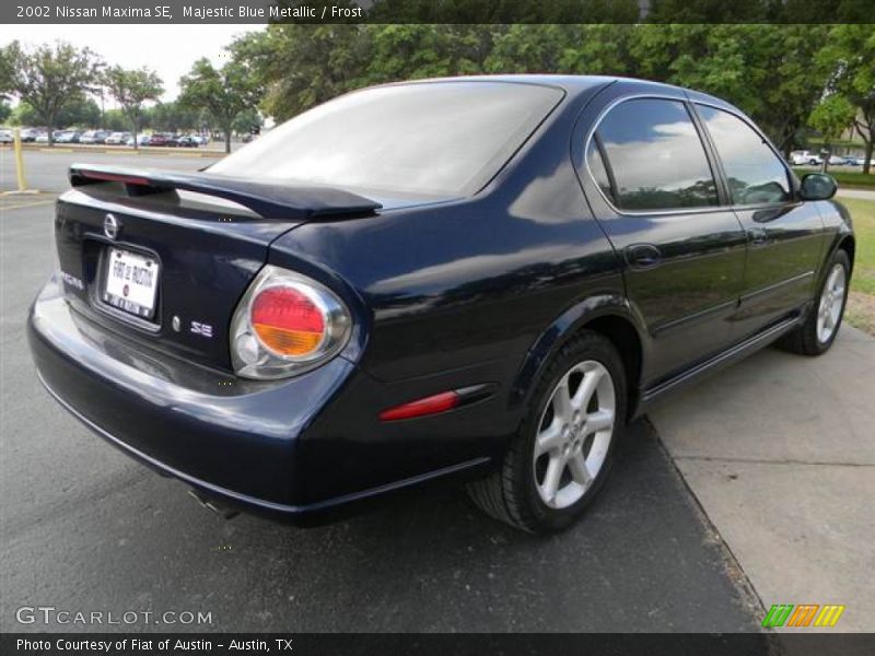 Majestic Blue Metallic / Frost 2002 Nissan Maxima SE