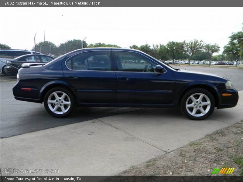 Majestic Blue Metallic / Frost 2002 Nissan Maxima SE