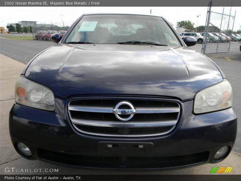 Majestic Blue Metallic / Frost 2002 Nissan Maxima SE