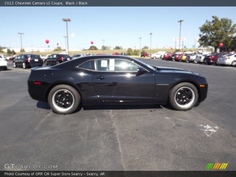 Black / Black 2012 Chevrolet Camaro LS Coupe