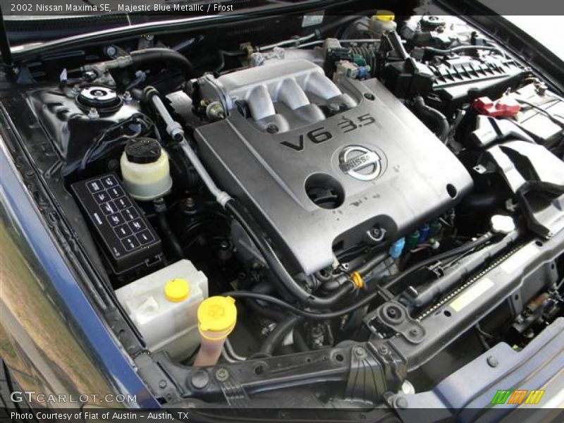 Majestic Blue Metallic / Frost 2002 Nissan Maxima SE