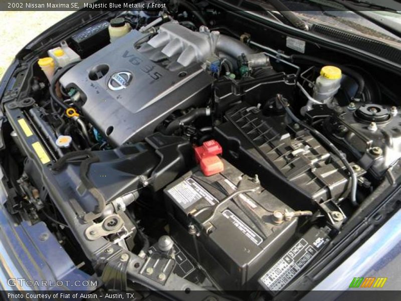 Majestic Blue Metallic / Frost 2002 Nissan Maxima SE