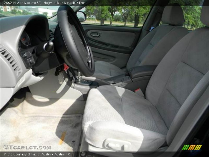 Majestic Blue Metallic / Frost 2002 Nissan Maxima SE