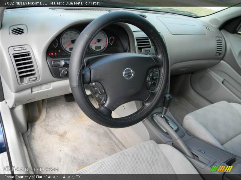 Majestic Blue Metallic / Frost 2002 Nissan Maxima SE