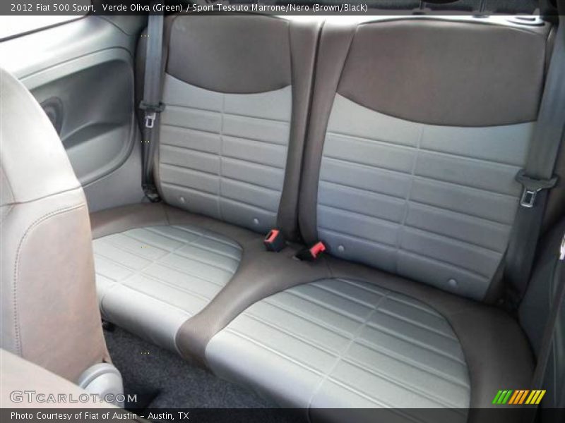Verde Oliva (Green) / Sport Tessuto Marrone/Nero (Brown/Black) 2012 Fiat 500 Sport