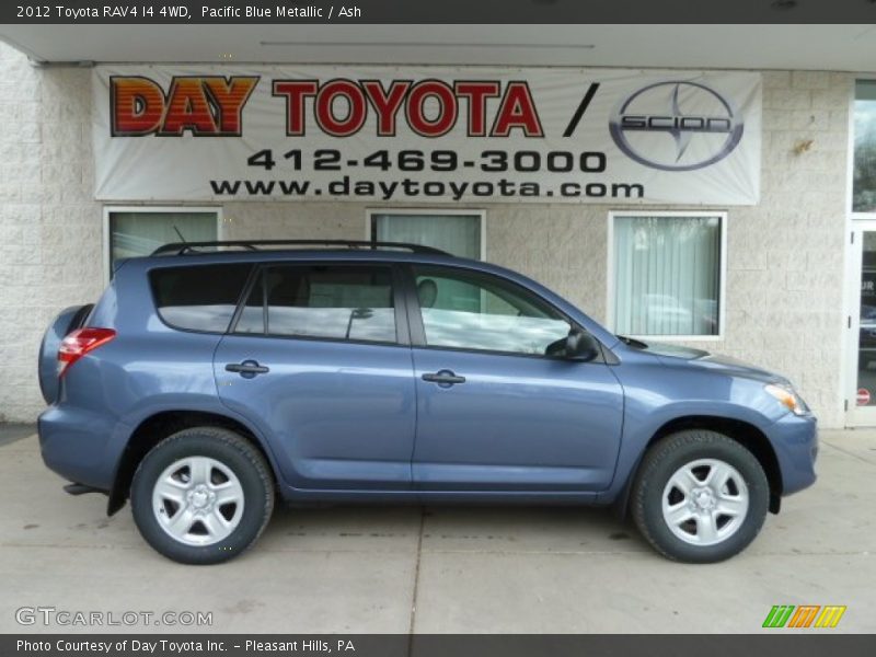Pacific Blue Metallic / Ash 2012 Toyota RAV4 I4 4WD