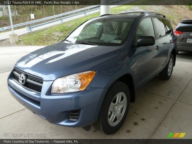 Pacific Blue Metallic / Ash 2012 Toyota RAV4 I4 4WD