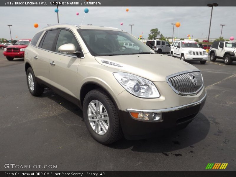Gold Mist Metallic / Cashmere 2012 Buick Enclave FWD