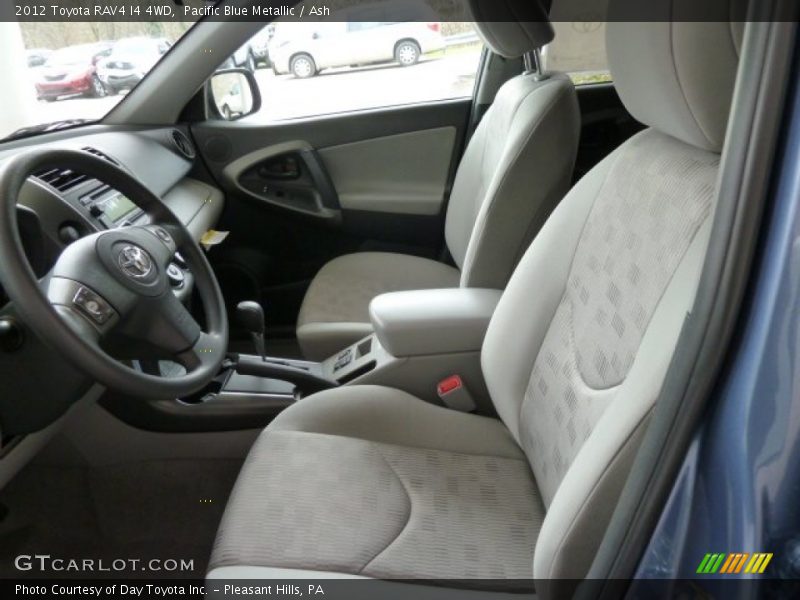 Pacific Blue Metallic / Ash 2012 Toyota RAV4 I4 4WD