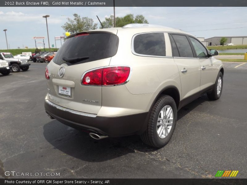 Gold Mist Metallic / Cashmere 2012 Buick Enclave FWD