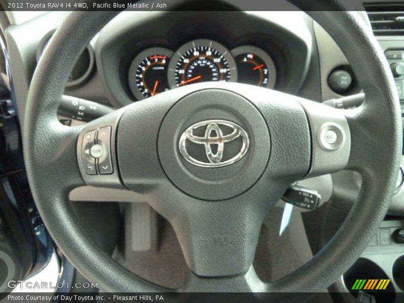 Pacific Blue Metallic / Ash 2012 Toyota RAV4 I4 4WD