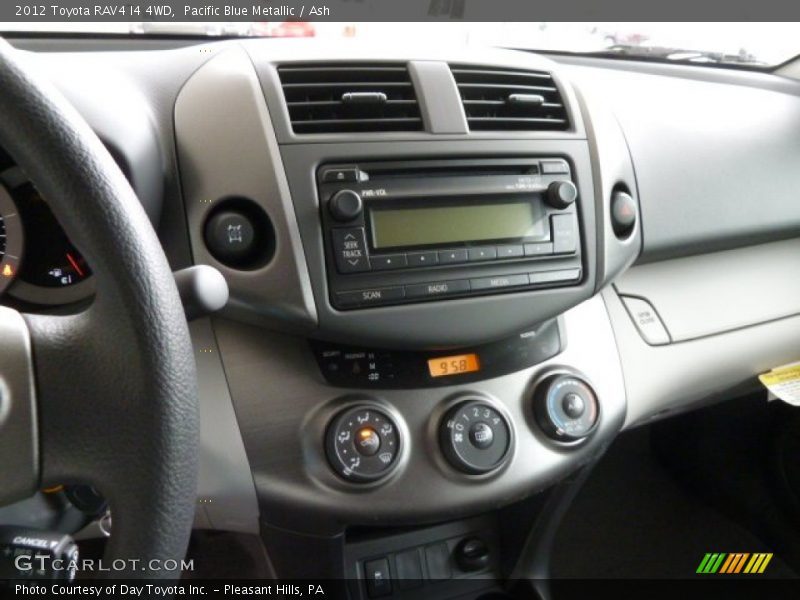 Pacific Blue Metallic / Ash 2012 Toyota RAV4 I4 4WD