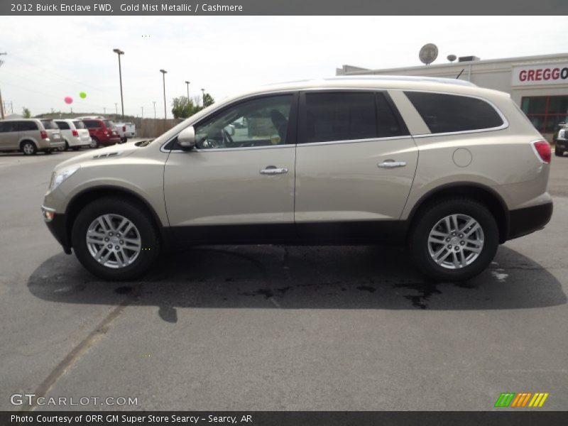 Gold Mist Metallic / Cashmere 2012 Buick Enclave FWD