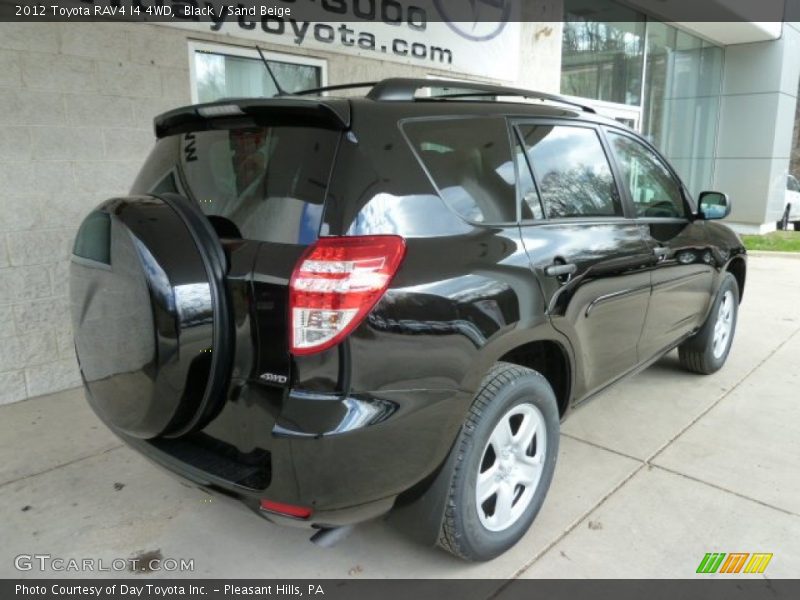 Black / Sand Beige 2012 Toyota RAV4 I4 4WD