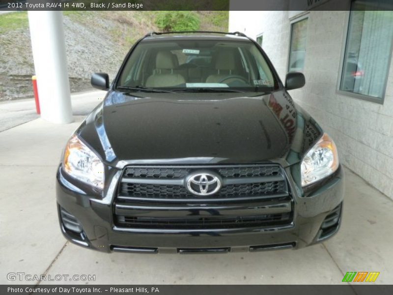 Black / Sand Beige 2012 Toyota RAV4 I4 4WD