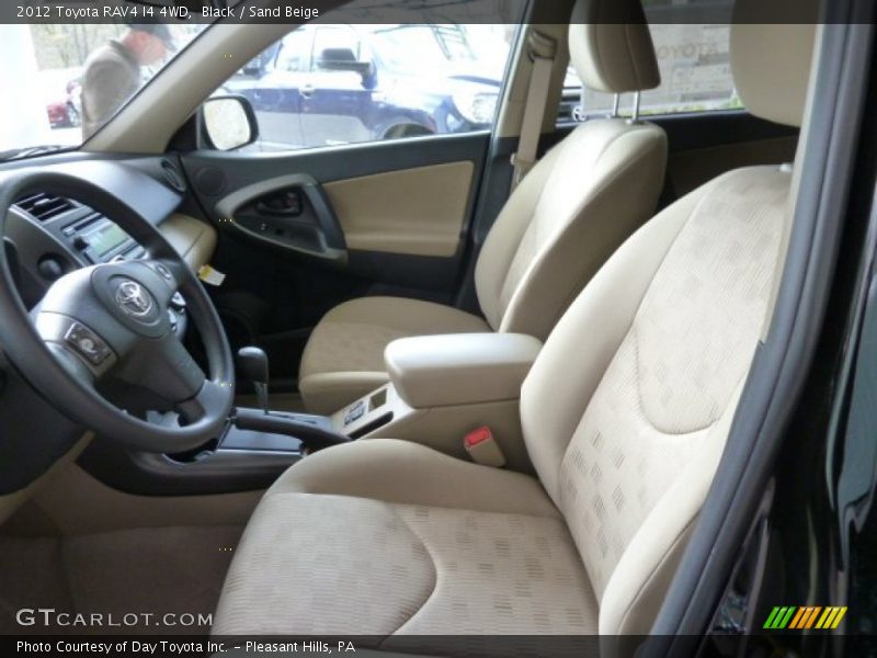 Black / Sand Beige 2012 Toyota RAV4 I4 4WD