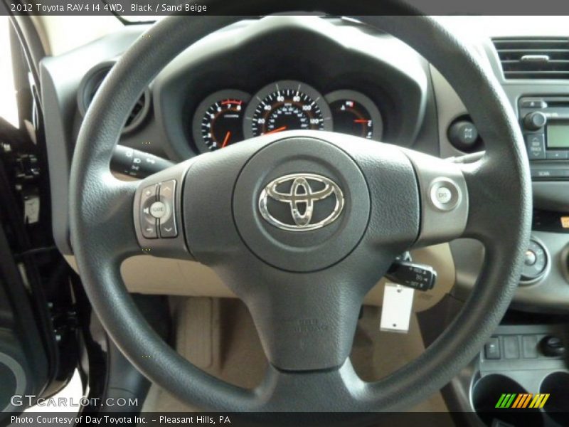 Black / Sand Beige 2012 Toyota RAV4 I4 4WD
