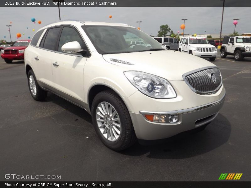 White Diamond Tricoat / Cashmere 2012 Buick Enclave FWD