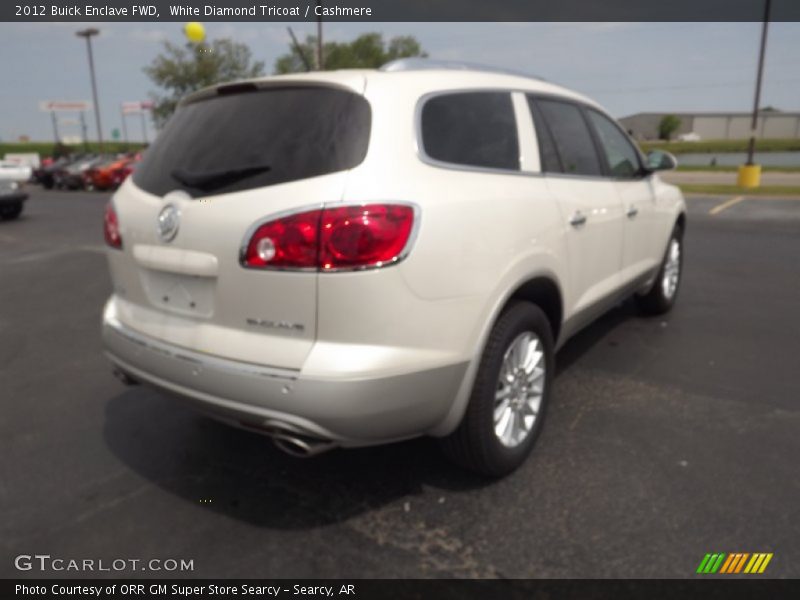 White Diamond Tricoat / Cashmere 2012 Buick Enclave FWD