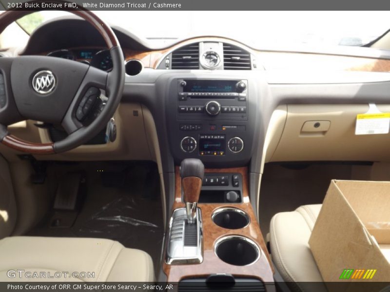 White Diamond Tricoat / Cashmere 2012 Buick Enclave FWD