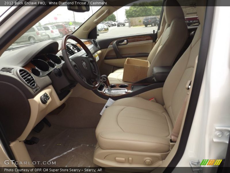 White Diamond Tricoat / Cashmere 2012 Buick Enclave FWD