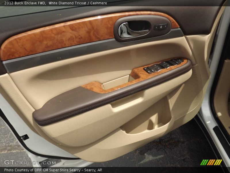 White Diamond Tricoat / Cashmere 2012 Buick Enclave FWD