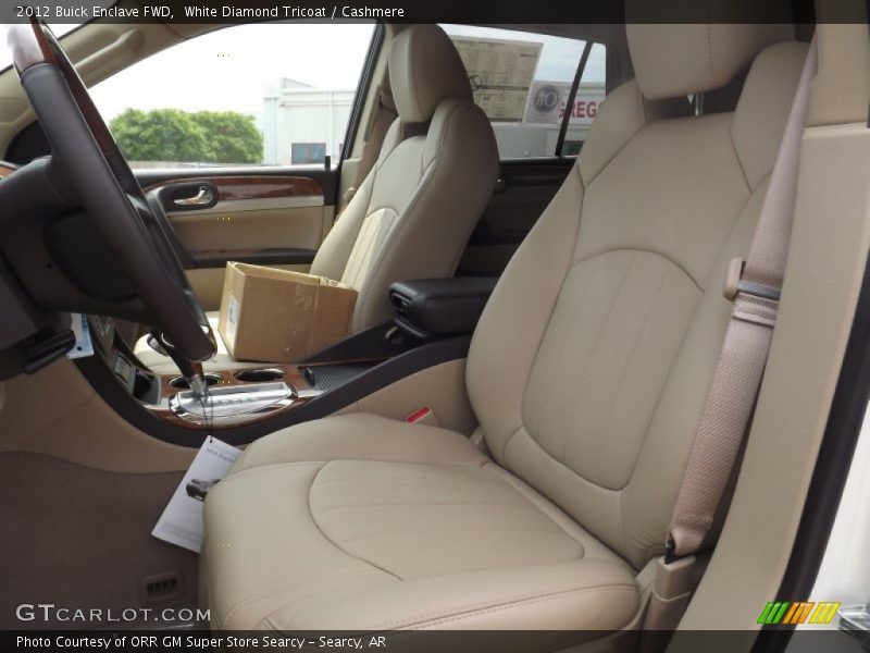 White Diamond Tricoat / Cashmere 2012 Buick Enclave FWD