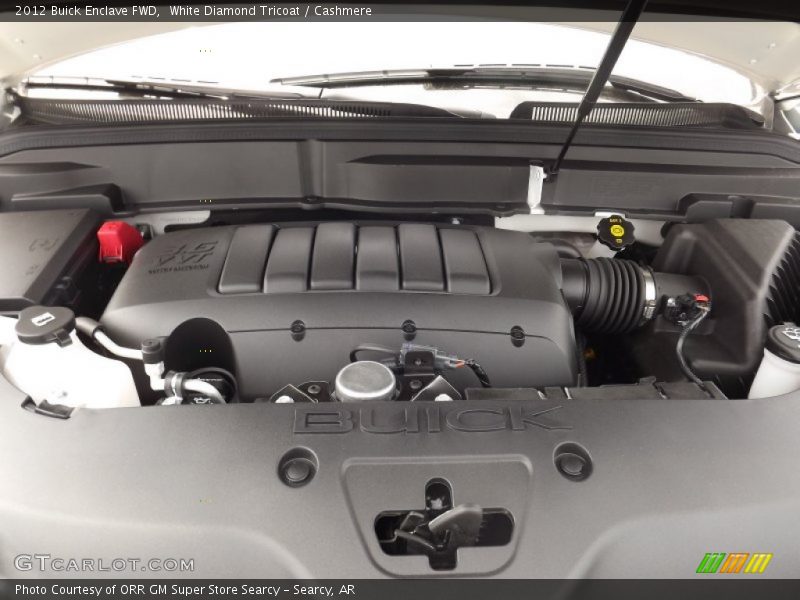 White Diamond Tricoat / Cashmere 2012 Buick Enclave FWD
