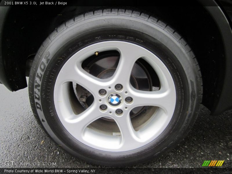 Jet Black / Beige 2001 BMW X5 3.0i