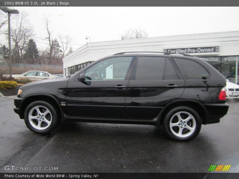 Jet Black / Beige 2001 BMW X5 3.0i