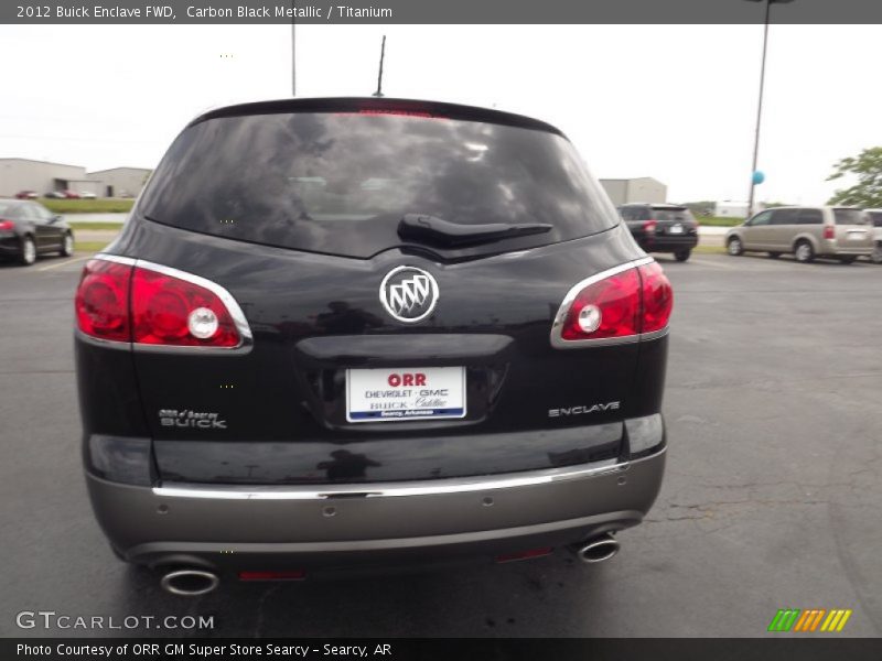 Carbon Black Metallic / Titanium 2012 Buick Enclave FWD