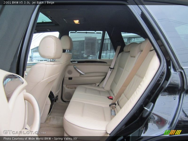 Jet Black / Beige 2001 BMW X5 3.0i