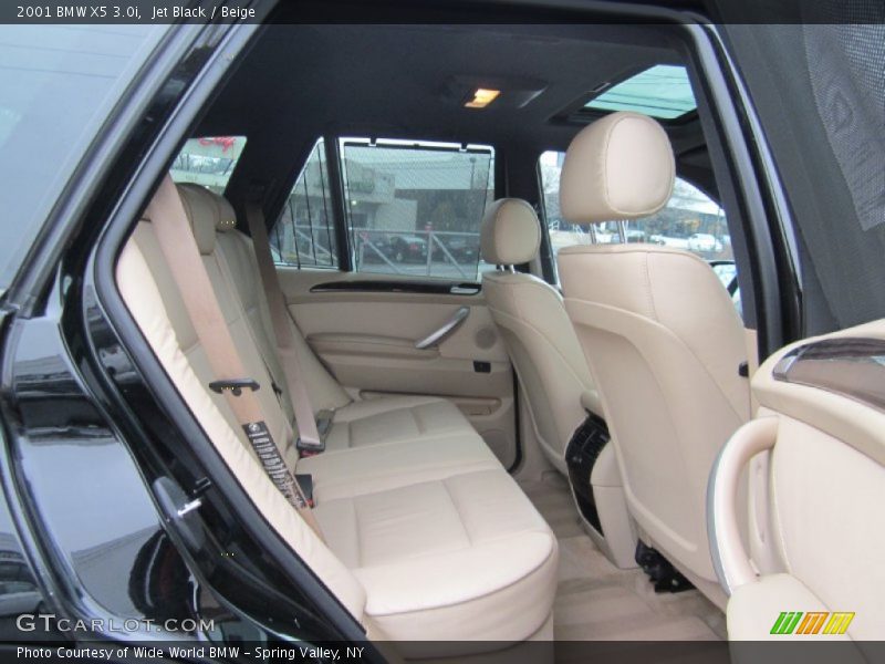 Jet Black / Beige 2001 BMW X5 3.0i