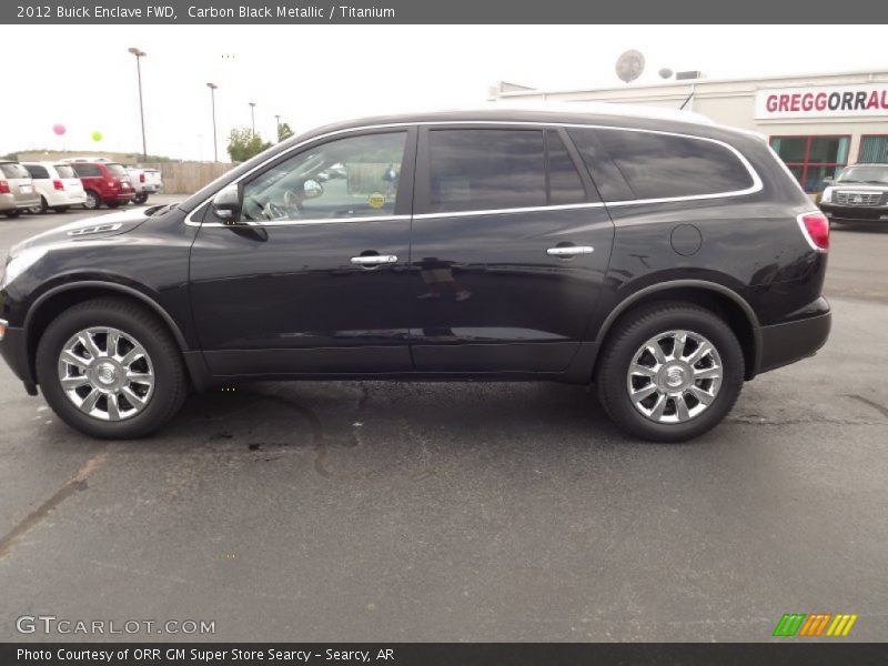Carbon Black Metallic / Titanium 2012 Buick Enclave FWD