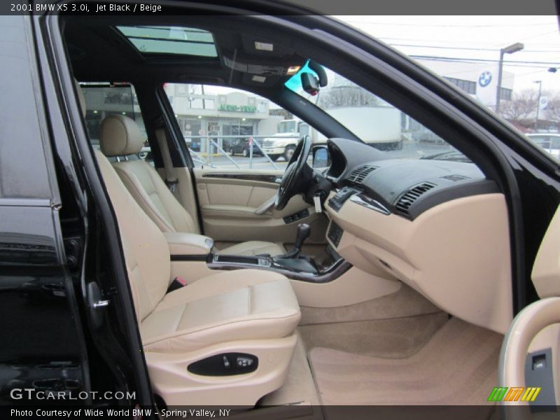 Jet Black / Beige 2001 BMW X5 3.0i