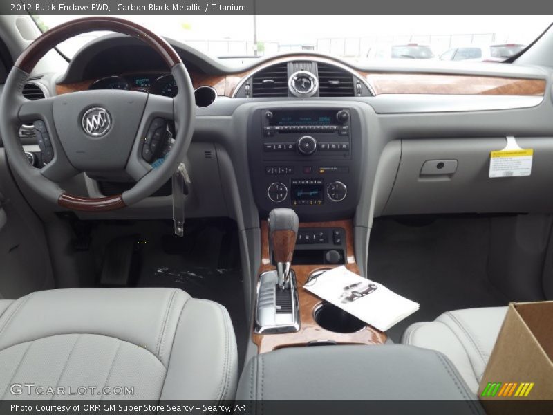 Carbon Black Metallic / Titanium 2012 Buick Enclave FWD