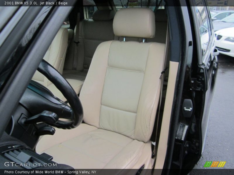 Jet Black / Beige 2001 BMW X5 3.0i